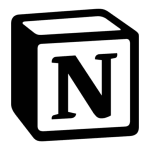 notion logo no background